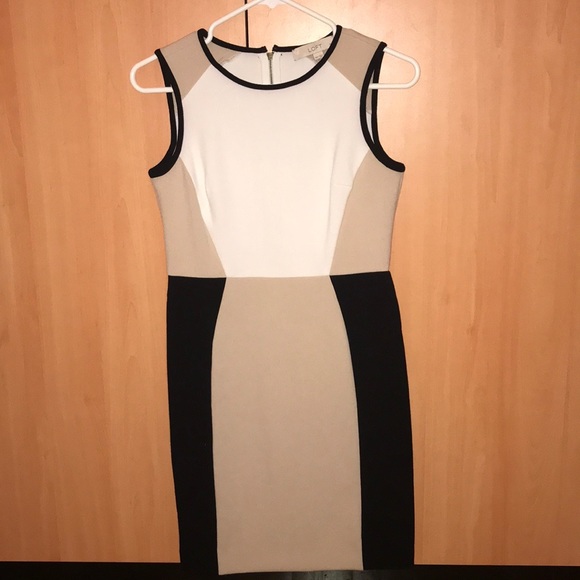 LOFT Dresses & Skirts - LOFT color block sleeveless dress